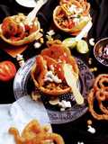 সাবু দানা র জিলাপি চাট(sabudana r jalebi chaat recipe in bengali)