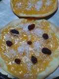 Galletones con mermelada y coco con discos de empanadas