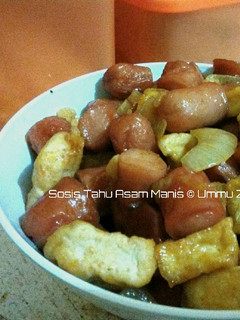 Foto resep Sosis Tahu Asam Manis soooo simple