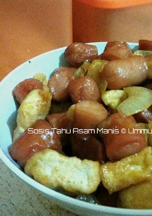 Foto resep Sosis Tahu Asam Manis soooo simple