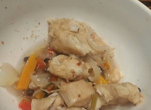 Una foto de Escabeche de pollo para conservas