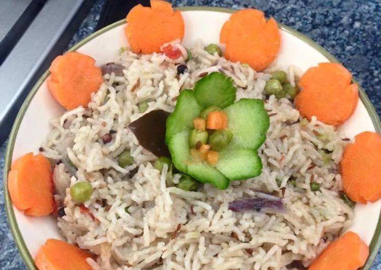 Recipe of Quick Pepper Peas pulao