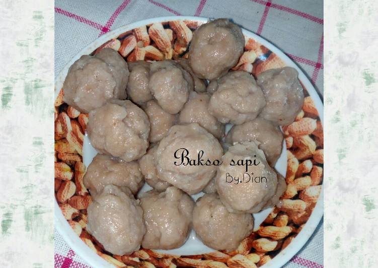 Resep Bakso sapi(pakai blender), Menggugah Selera