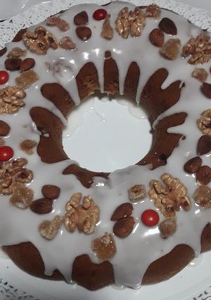 Una foto de Torta navideña