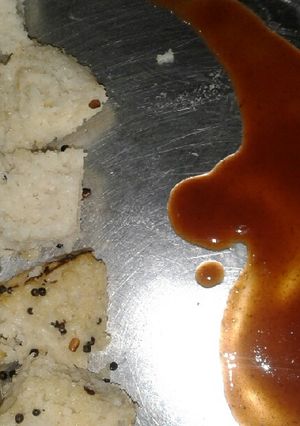 A picture of Sauted idli.