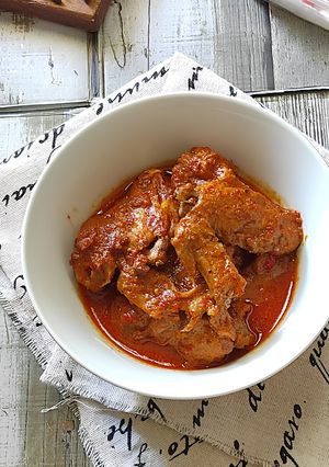 Foto resep Rendang Ayam bumbu instan