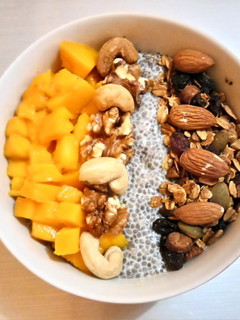 Foto resep Overnight chia pudding & granola
