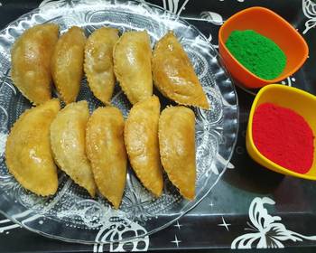 Popular Recipe Coconut Khoya Gujiya Restaurant Style