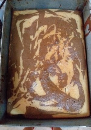 Una foto de Bizcochuelo marmolado