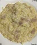 Risotto con jamón