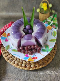 Foto resep Puding Biji Salak Ubi Ungu