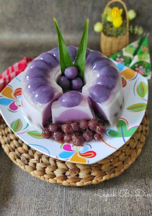 Foto resep Puding Biji Salak Ubi Ungu