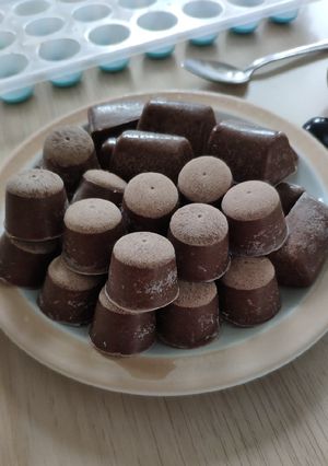 Foto resep Homemade Chocolate Cubes
