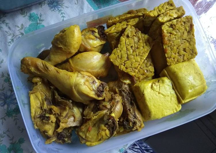 Ayam Tempe Tahu Ungkep