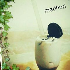 A picture of Oreo shake#cooksnap.