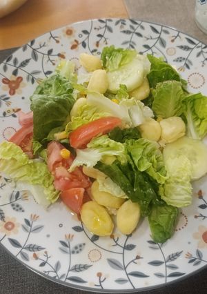 Una foto de Ensalada de ñoquis