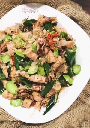 Foto resep Cumi asin pete