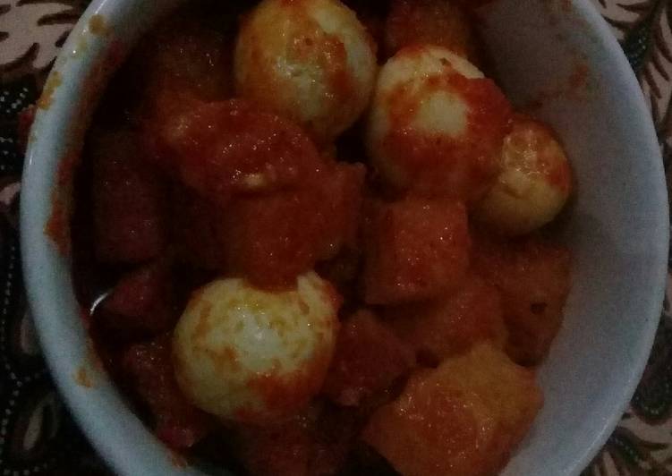 Resep Sambal kentang telur puyuh, Enak