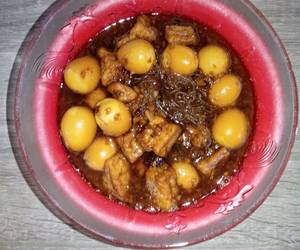 Masakan Populer Semur Tahu Telur Puyuh Gurih Mantul