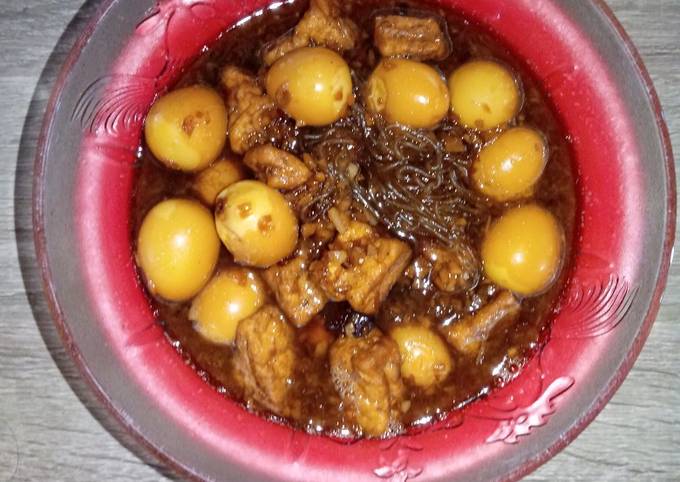 Semur Tahu Telur Puyuh