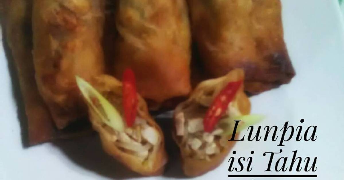  Resep  Lunpia Lumpia Tahu  Tauge  oleh dina Cookpad