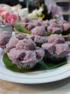 Foto resep Bolu Kukus Mekar Ubi Ungu (Moho Ubi Ungu)