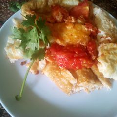 A picture of Fried eggs.