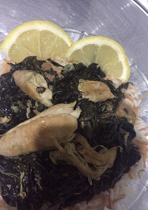 صورة لوصفة ملوخية 😋😋
