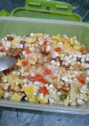 A picture of Sabudana khichdi.