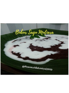 Foto resep Bubur Sagu Mutiara santan