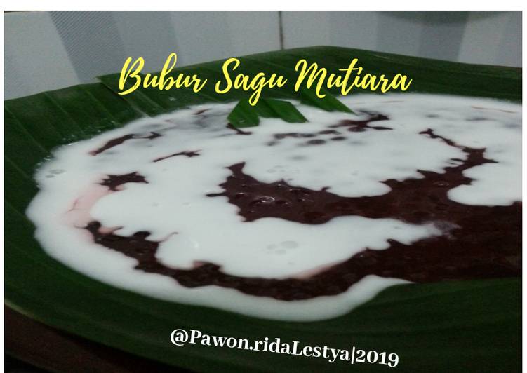 Bubur Sagu Mutiara santan