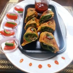 A picture of Stuffed Mirchi Pakoda.