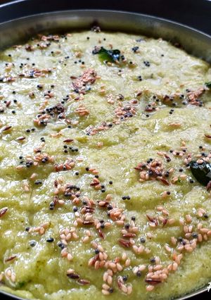 A picture of Palak Rawa Dhokla.