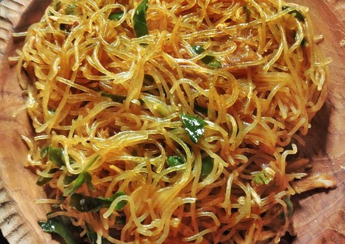 Ini dia! Resep memasak Oseng Bihun Cabe Ijo dijamin istimewa