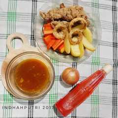 A picture of Steak daging sapi rumahan.