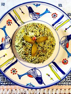 عکسی از دستور پلو تن ماهی