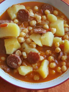 Una foto de Patatas a la riojana al estilo de mi marido