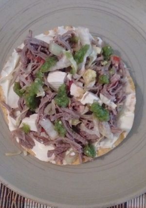 Una foto de Tostadas de salpicón