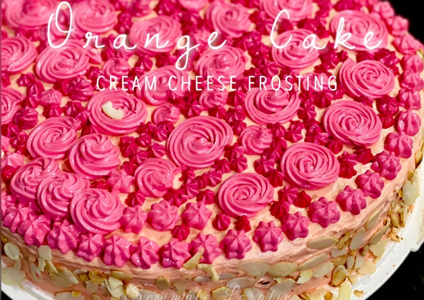 Resepi Kek Oren Orange Cake With Cream Cheese Frosting Yang Sempurna Dan Gampang Resepi Kak Ross