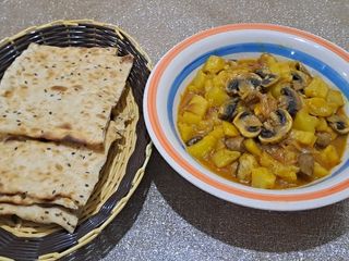خوراک کدو قارچ