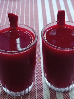 A picture of Apple, Beetroot And Carrot Juice.