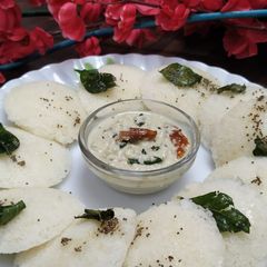 A picture of Samak Sabudana Idli.