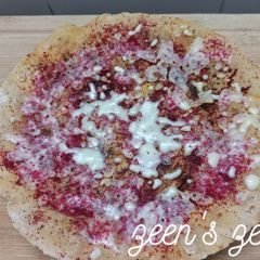A picture of Sumac and Cheese Rotis.