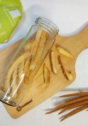 Foto resep Stik Manis Roti Tawar (pinggiran)