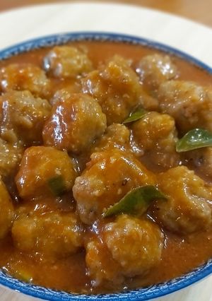 Foto resep Baso pentol pedas manis