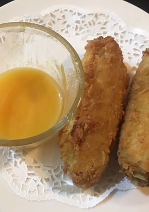 Foto resep Pisang crispy keju dengan selai srikaya