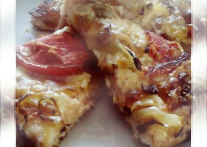 κύρια φωτογραφία συνταγής Πίτσα με ζύμη αφράτη και τραγανή