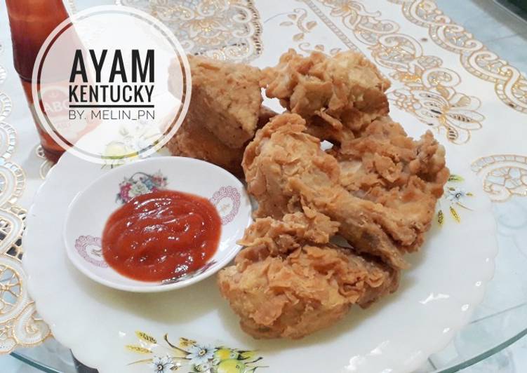 10 Resep: Ayam Kentucky Ala KFC super kriuk👌😍 Kekinian