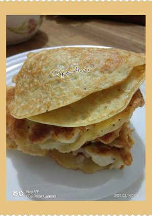 Foto resep Pancake sayur semalam 😁 (recycle cook)