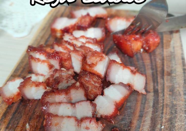 Resep Pork Char Siu / Babi Panggang Merah / Babi Barbekyu • Resep 1 Lezat